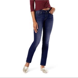 Signature by Levi Stratuss & Co. Mid-Rise Modern Slim Jeans Women's Size 10s